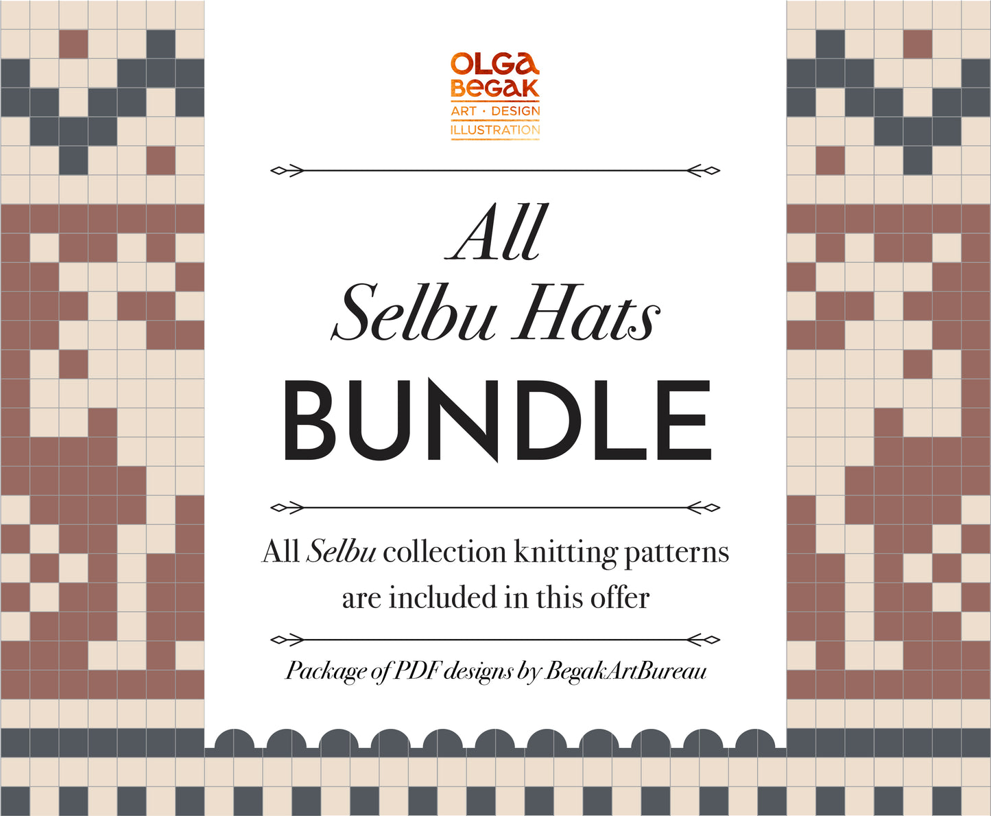ALL SELBU Hats Knitting Patterns Bundle