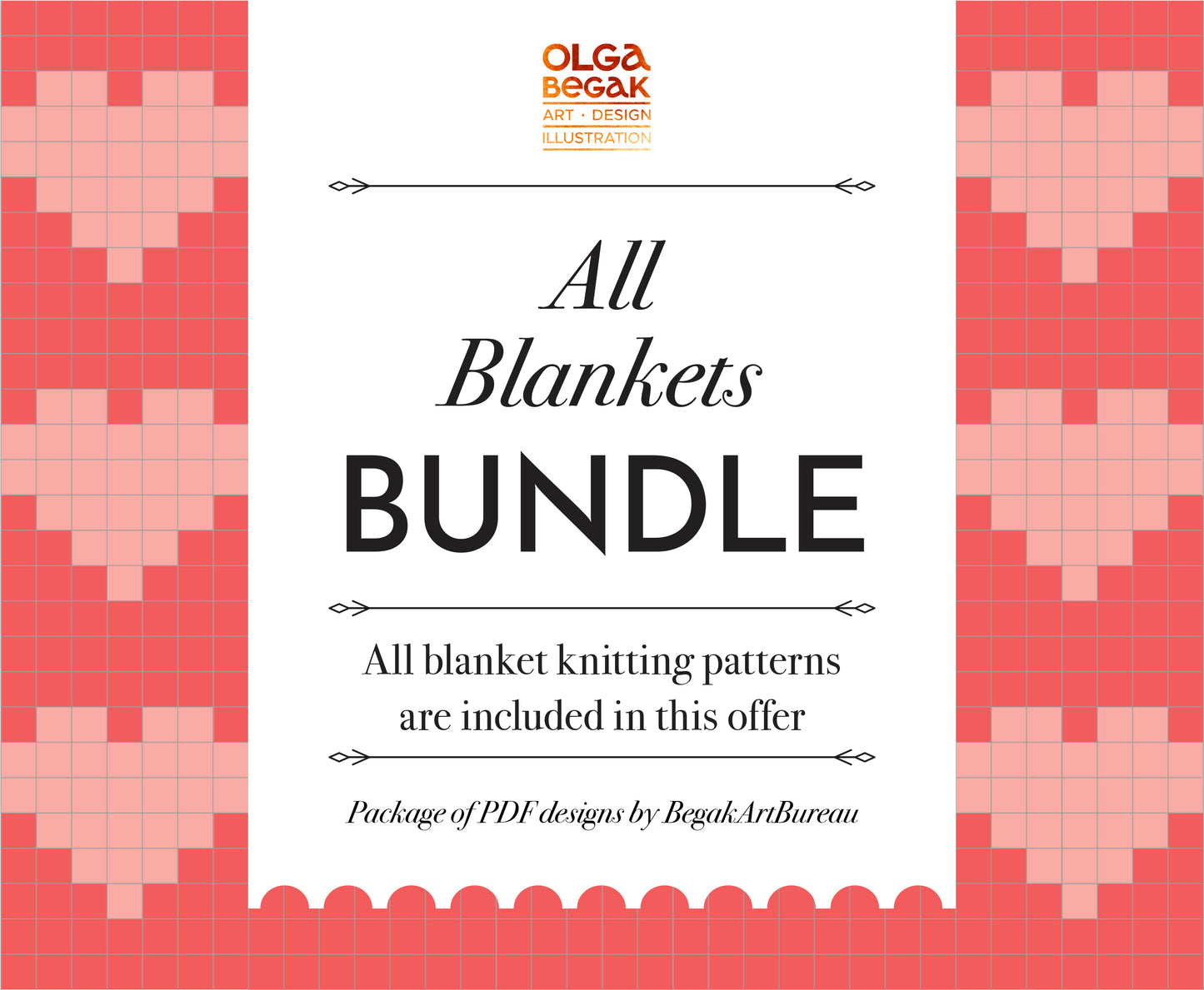 Baby Blankets Knitting Patterns Bundle