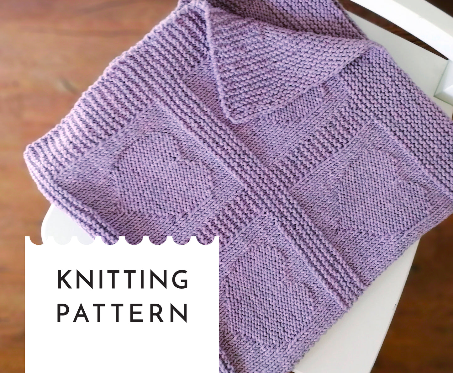 HEARTS Baby Blanket Knitting Pattern in 4 Sizes