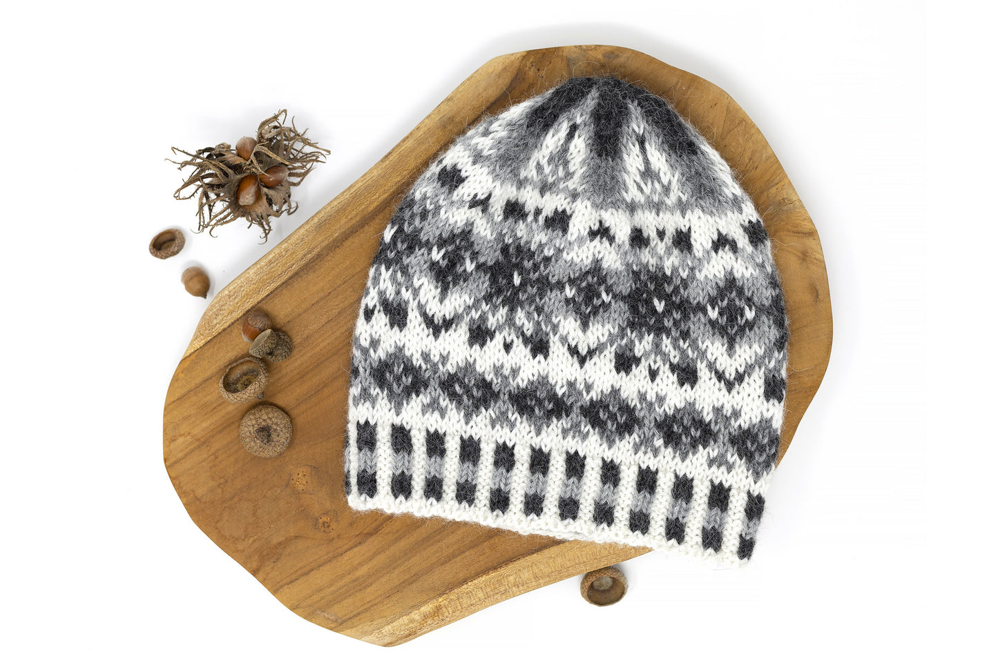 fair isle knitted hat
