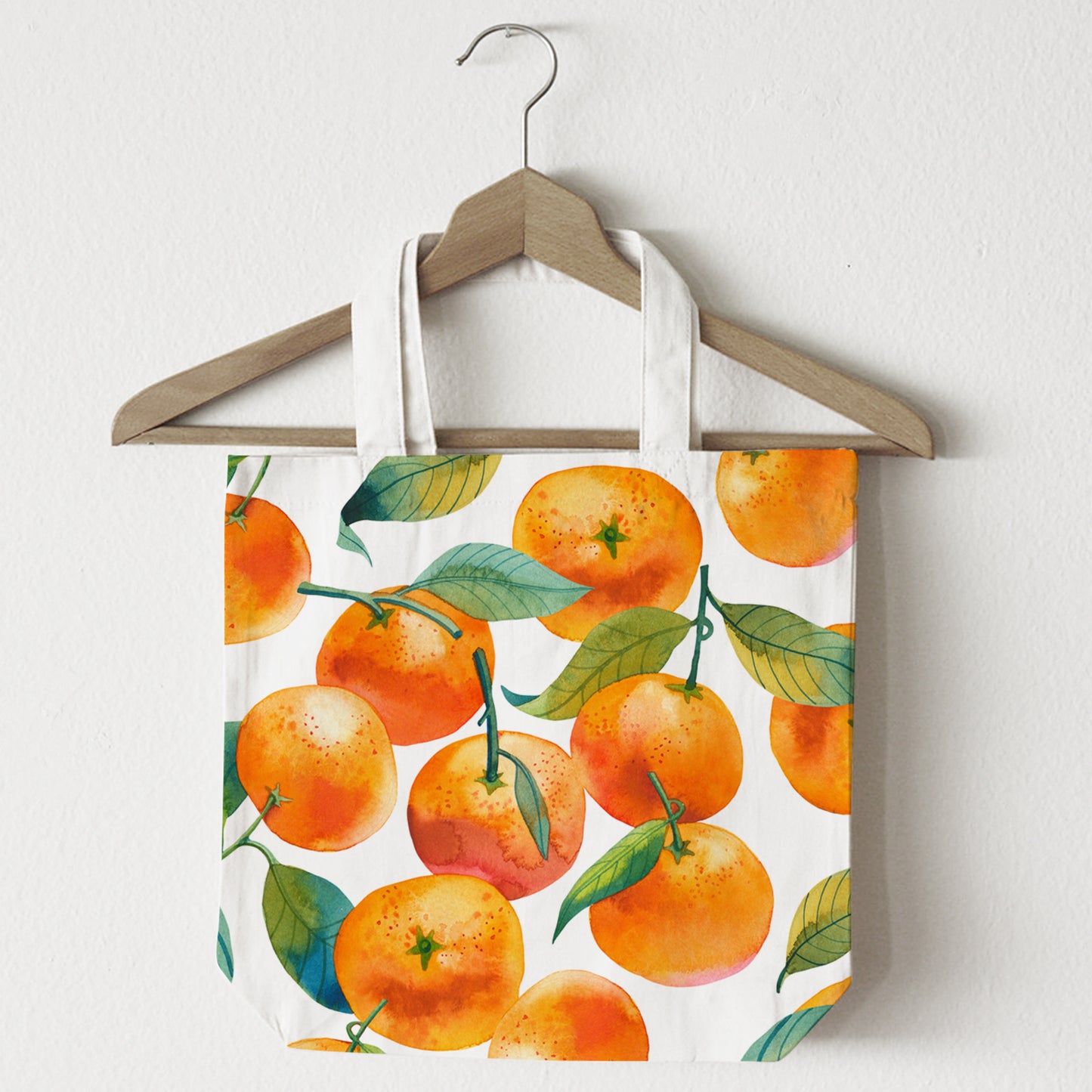 Mandarin Watercolor Botanical Graphic Collection-01 • Hand-Painted Tangerine Fruits & Leaves