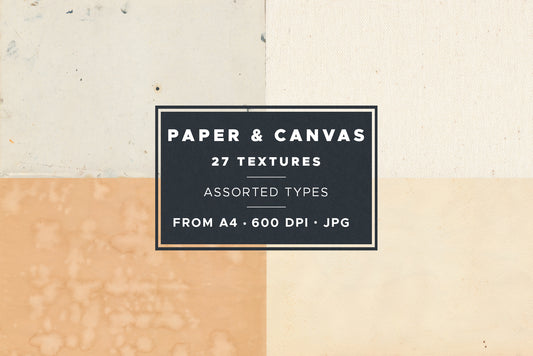 PAPER & CANVAS Texture Backgrounds