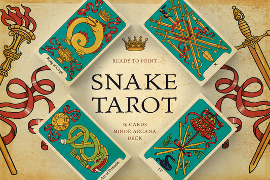 SNAKE TAROT Minor Arcana Deck