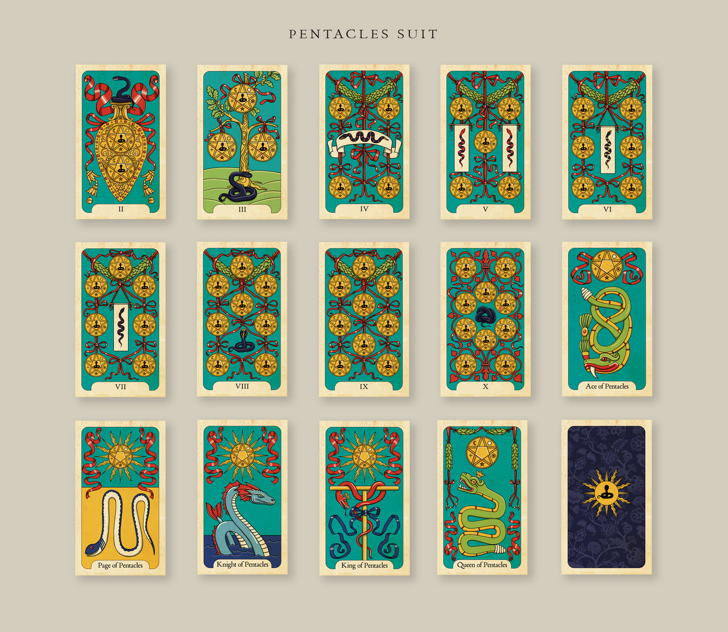 SNAKE TAROT Minor Arcana Deck
