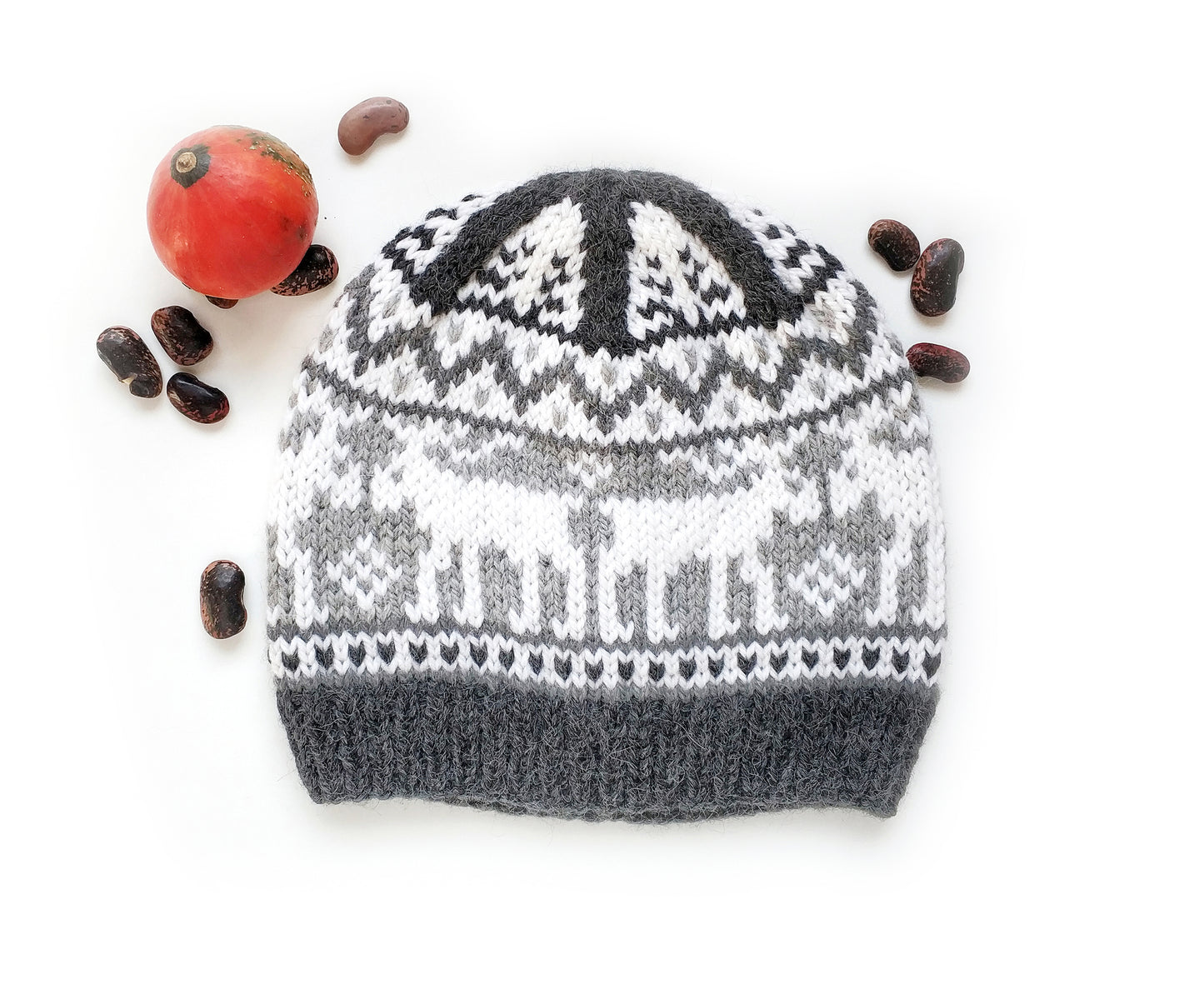 SELBU MOOSE Fair Isle Hat DIY Strickset