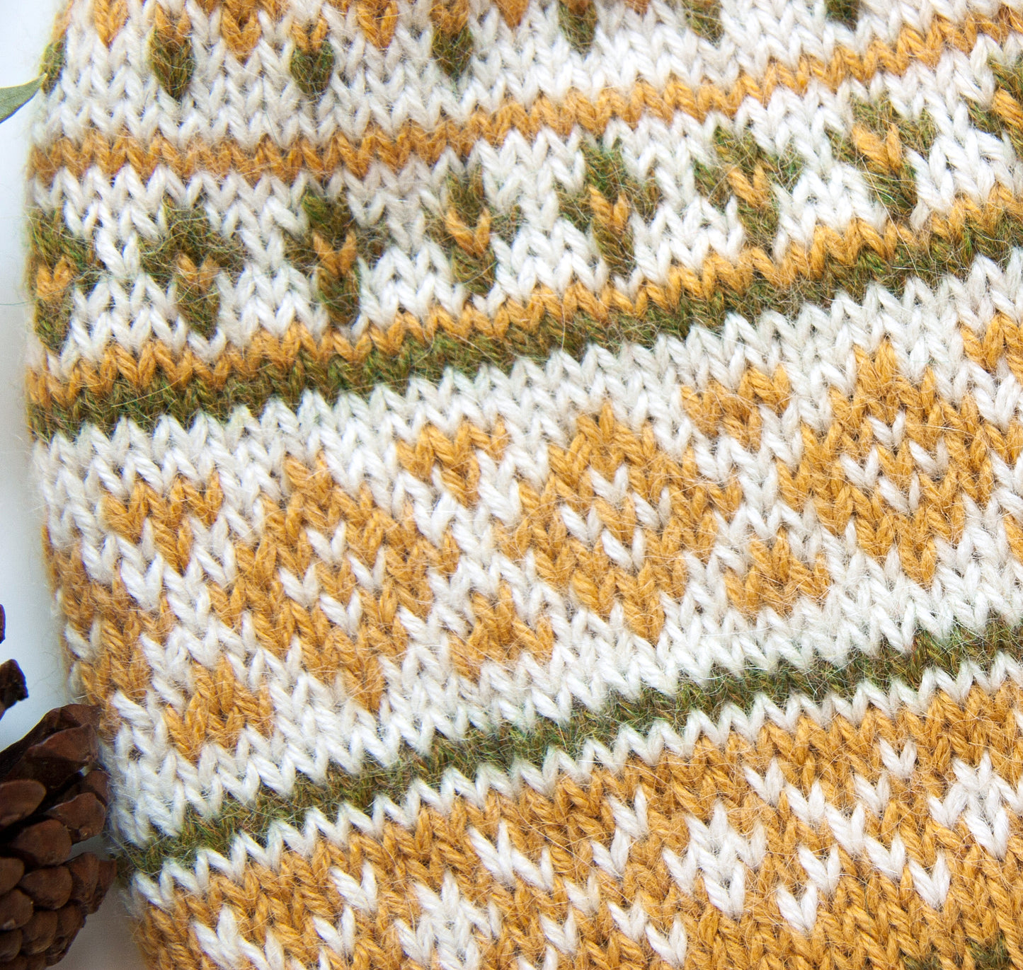 Fair Isle Hand-Knitted Alpaca Hat