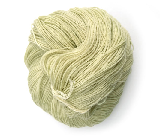 light green yarn skein