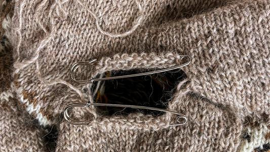 How to Close the Underarm Seam for an Icelandic Lopapeysa Sweater