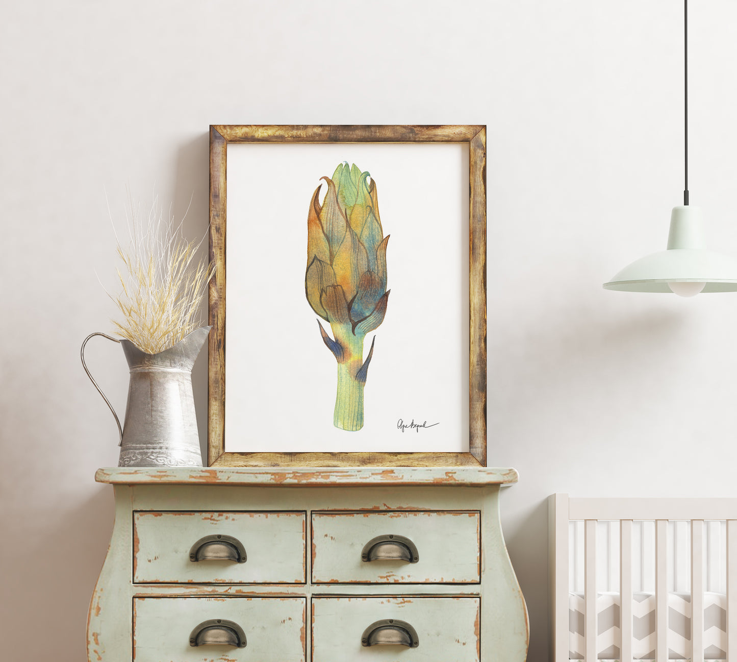 ARTICHOKE Watercolor Painting Giclée Print #W20