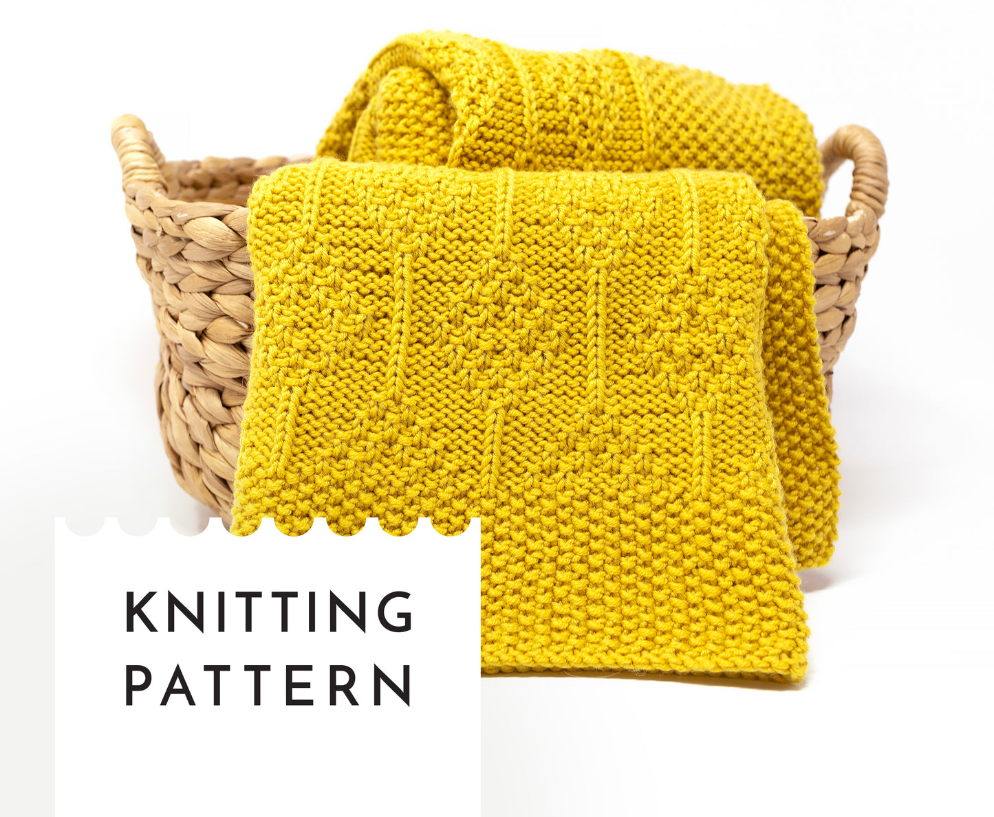 DIAMOND Baby Blanket Knitting Pattern