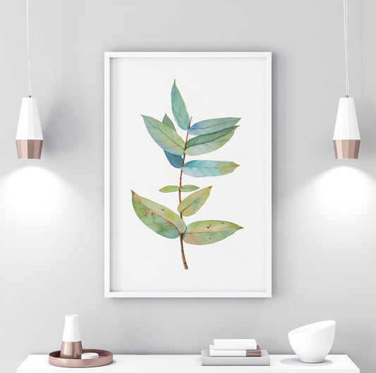 EUCALYPTUS Watercolor Painting Giclée Print #W18