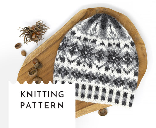 FJORD Fair Isle Hat Knitting Pattern