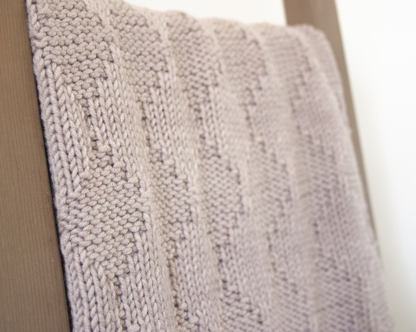 Throw Blanket DIY Knitting Kit • Harlequin Design & Superwash Merino Wool