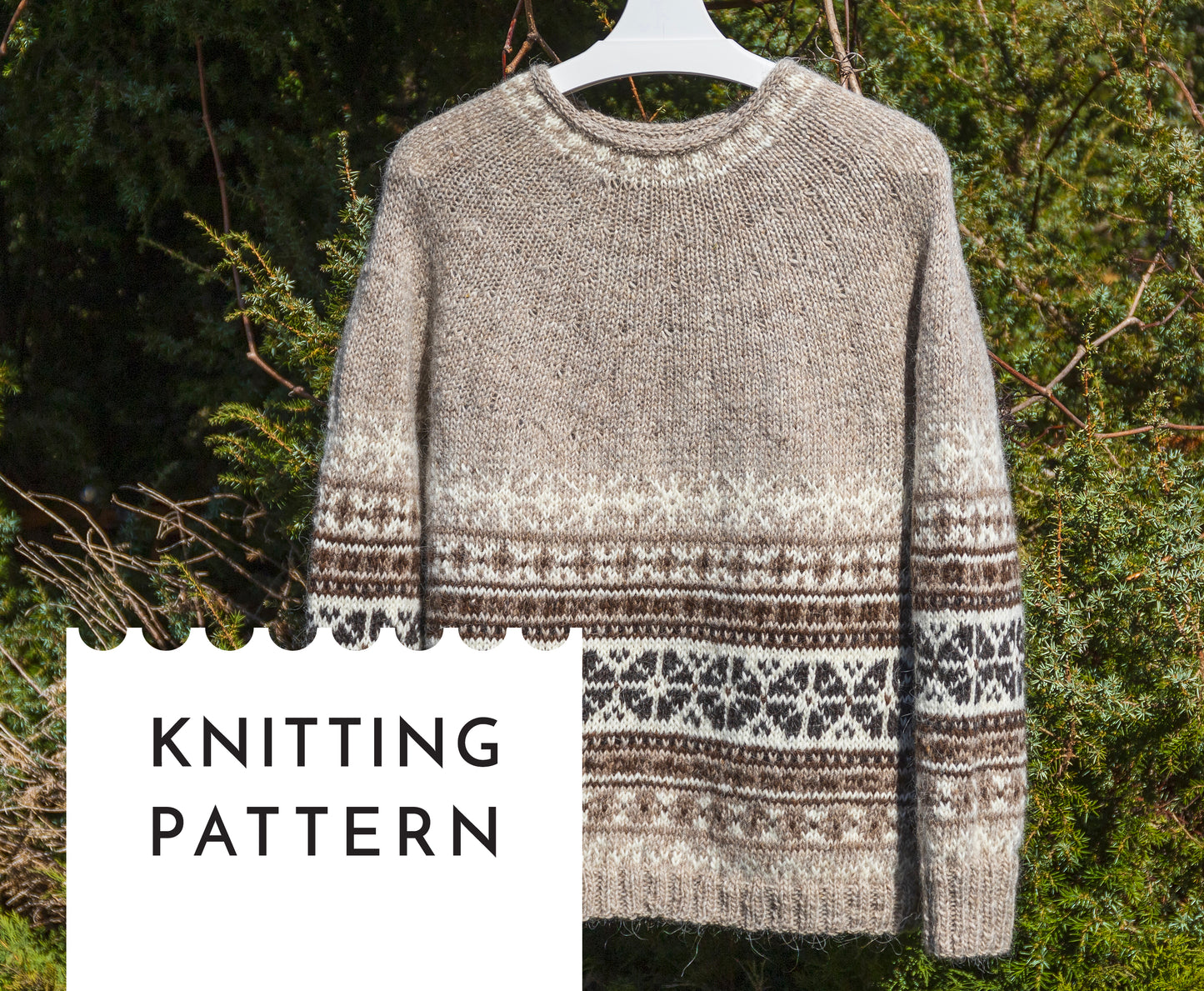 HELGA Icelandic Sweater Knitting Pattern