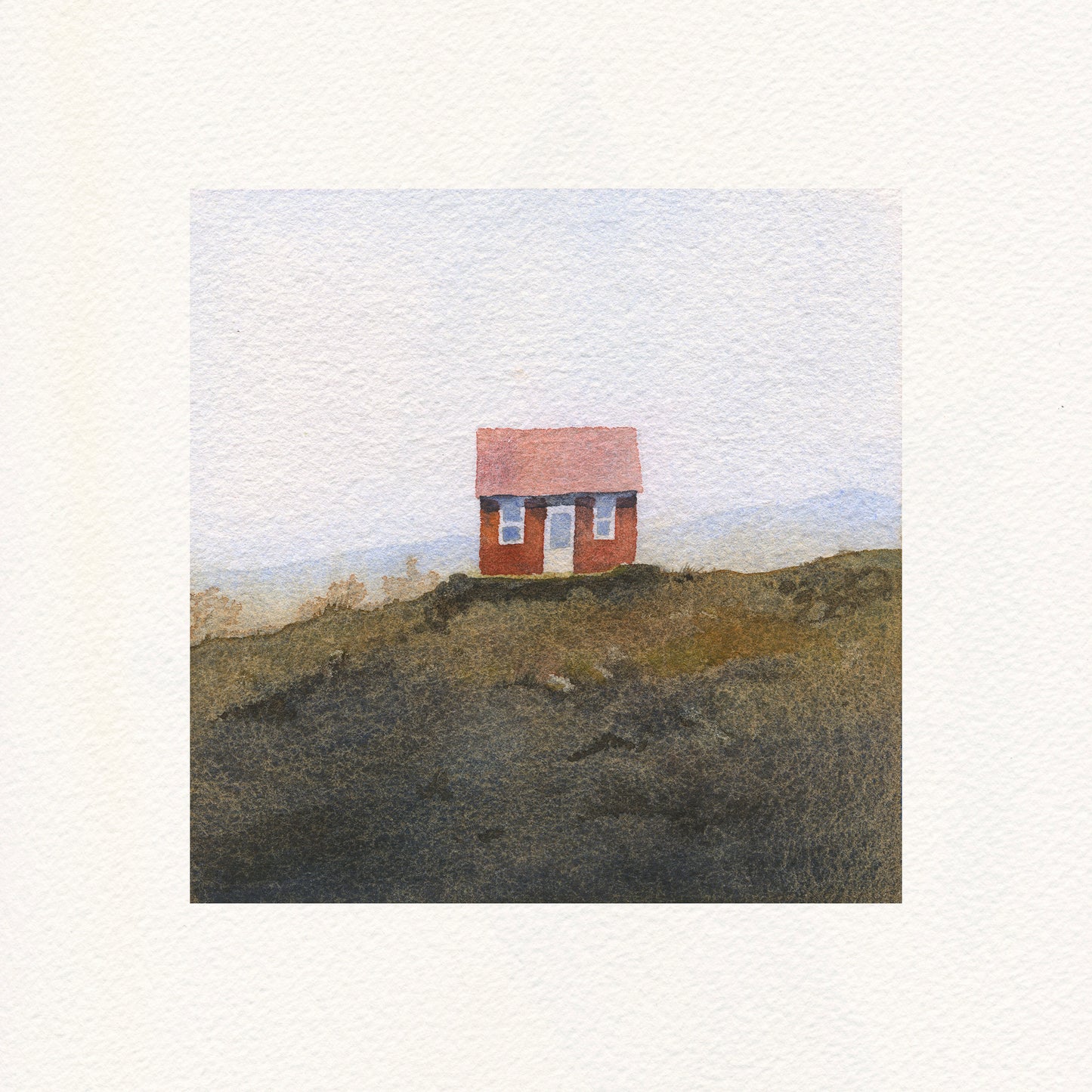 ROSA KÖNIG PROTEA Original Aquarell