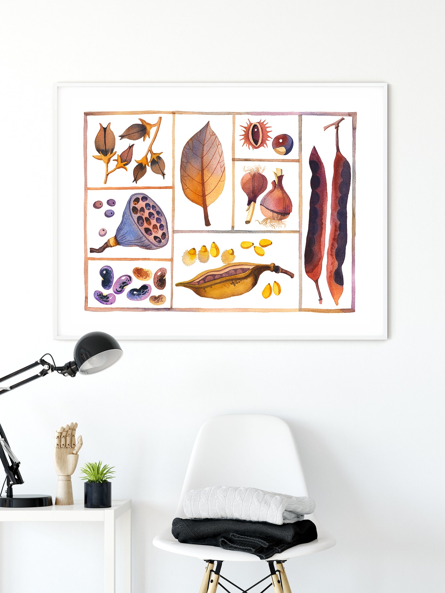 NATURE GIFTS COLLECTION #01 Watercolor Painting Giclée Print