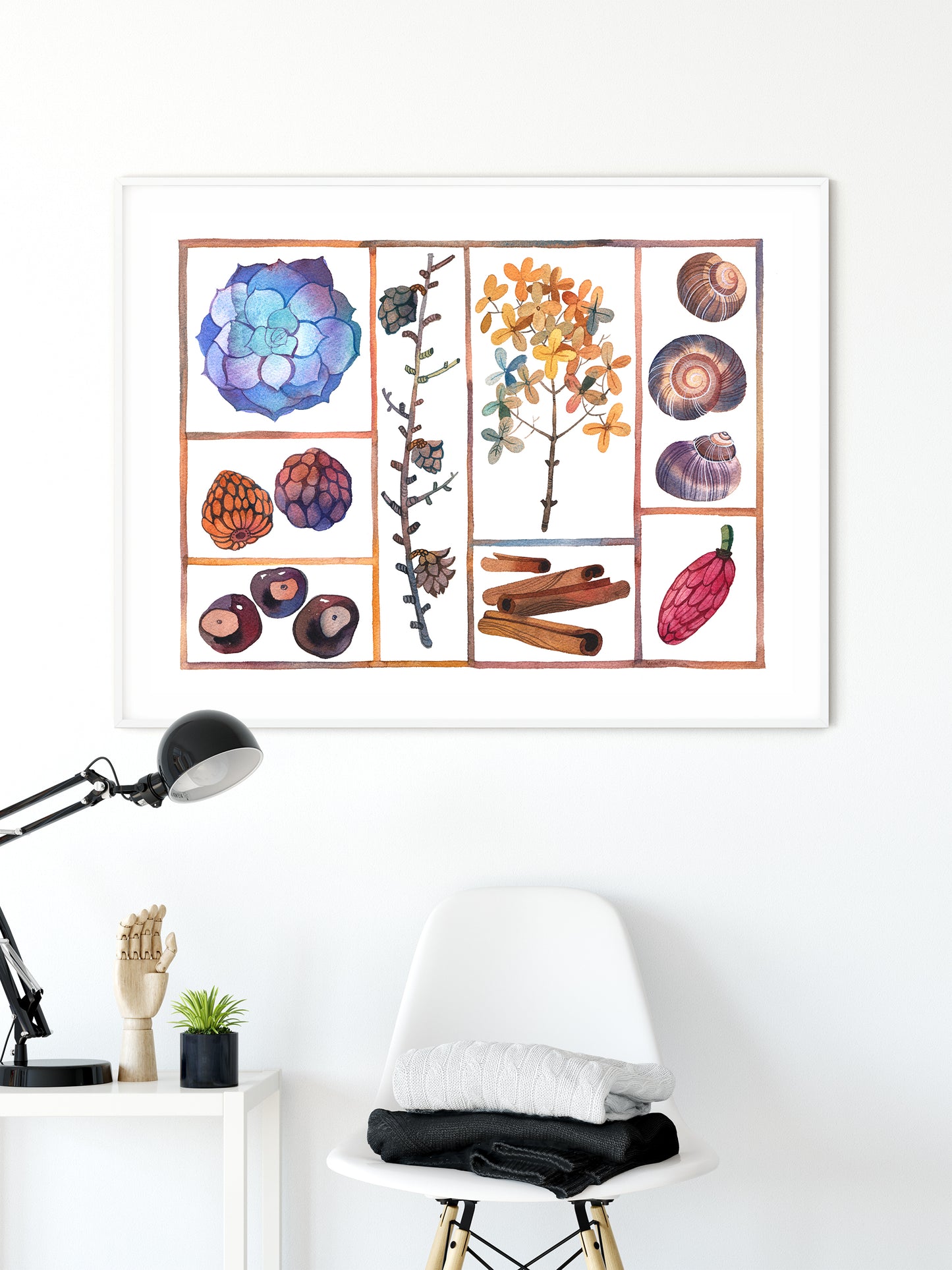 NATURE GIFTS COLLECTION #03 Watercolor Painting Giclée Print