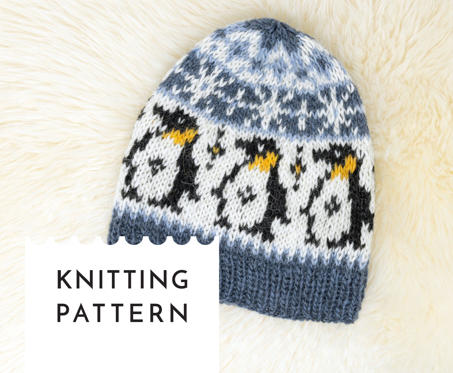 PENGUIN Hat Knitting Pattern