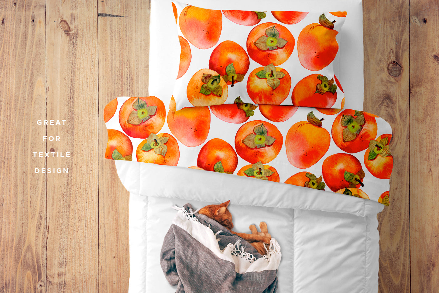 WATERCOLOR PERSIMMON Graphic Collection