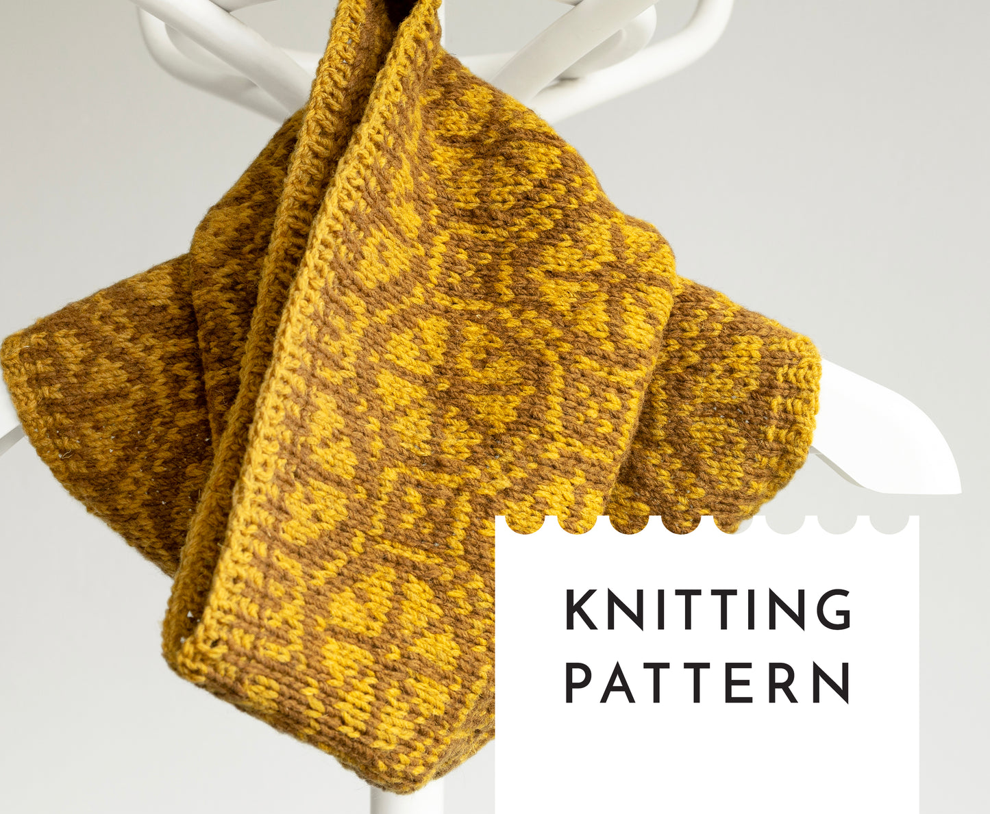 Fair Isle Cowl Knitting Pattern • Ratas Neck Warmer (PDF)
