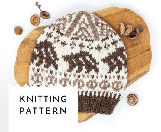 SELBU BEAR Hat Knitting Pattern