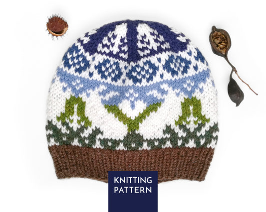 Strickmuster für SELBU BUNNY Fair Isle-Mütze